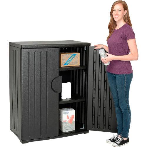 Black 46 in. Storage Cabinet P127