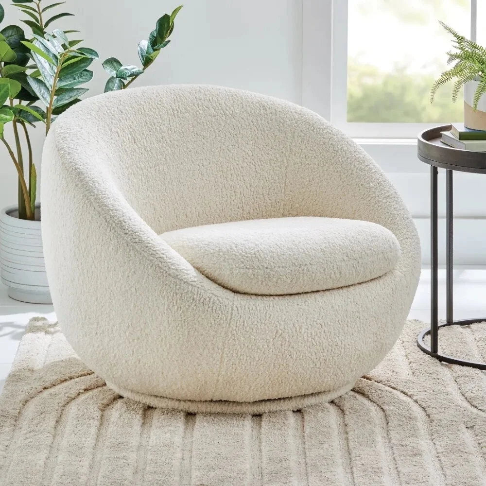 Cream Swivel Chair A8784
