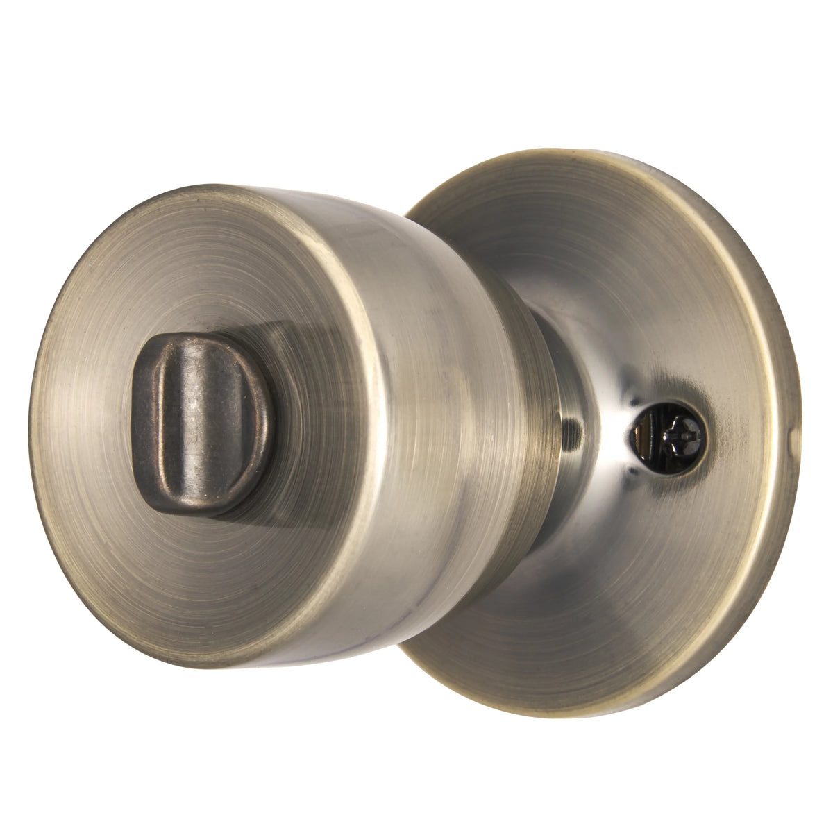 Antique Brass Keyed Entry Doorknob and Deadbolt Combo Twin Pack U961396