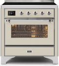 Antique White Induction Range with Electric Oven R62071