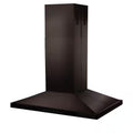 Black Stainless Steel Island Mount Range Hood D57619