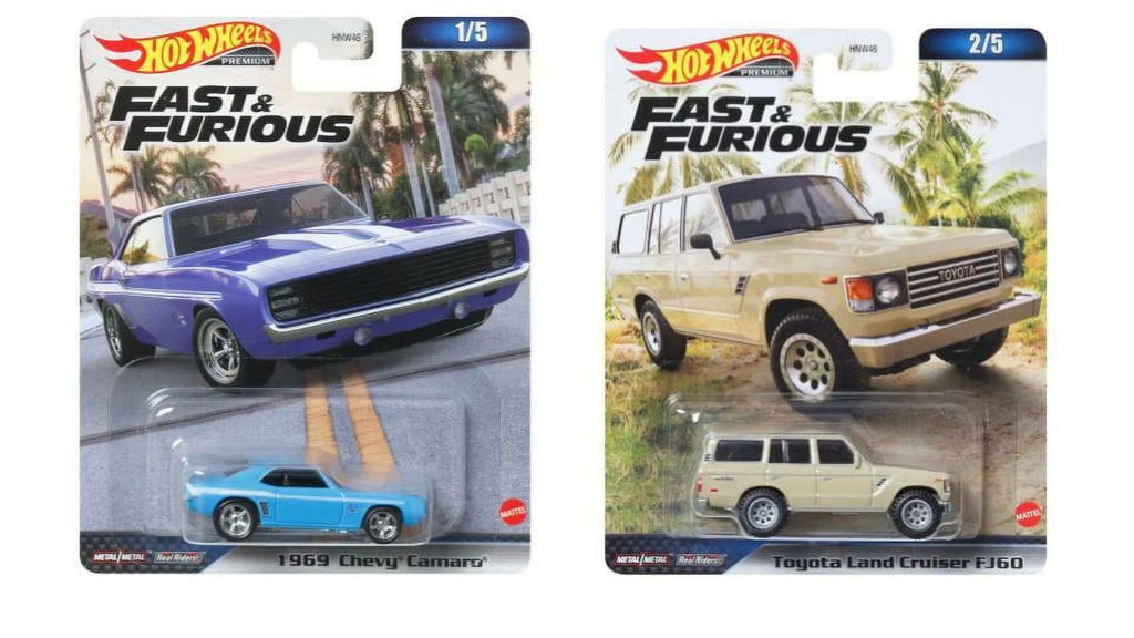 1:64 1969 Chevy Camaro & Toyota Land Cruiser FJ60 Z1671