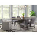 7PC Grey Dining Set D2764