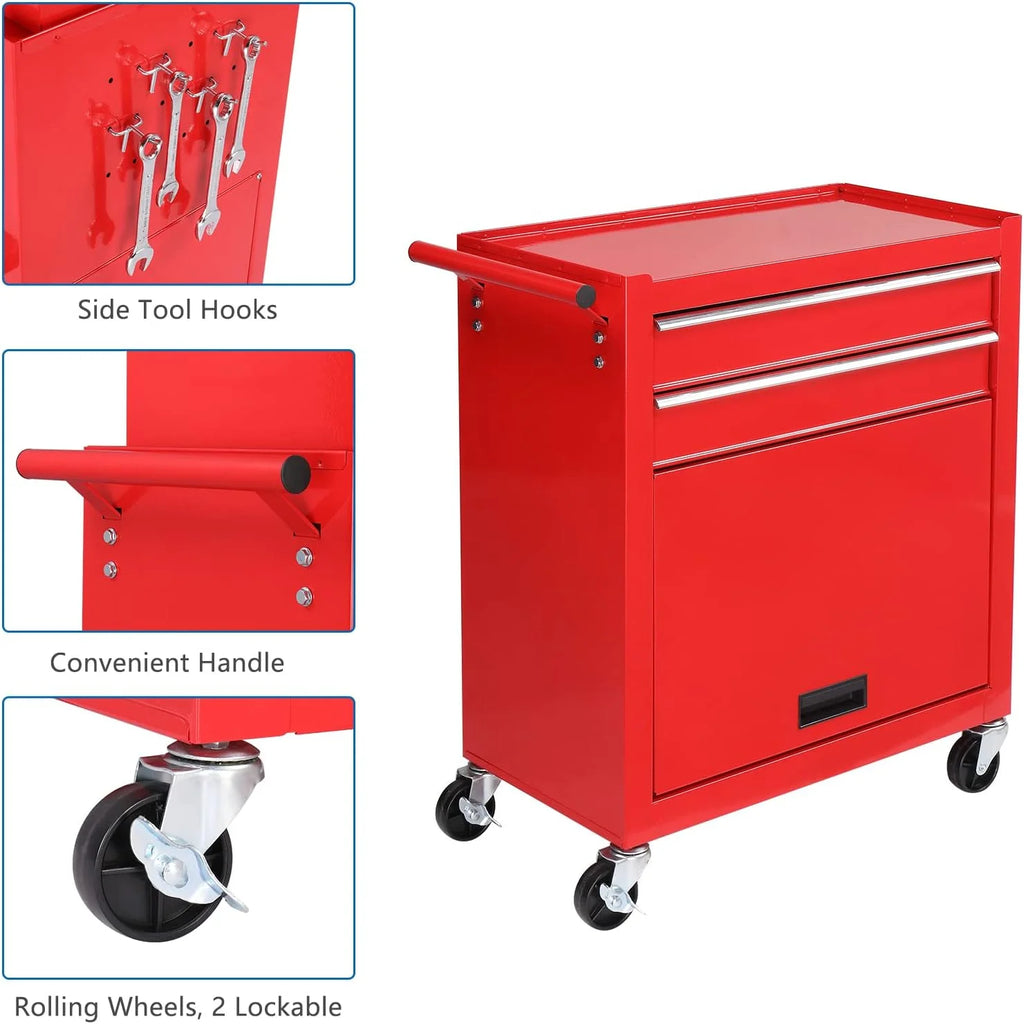 8 Drawer Rolling Tool Chest with Lock U873