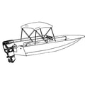 White Vinyl Bimini C5086