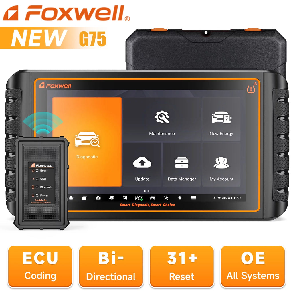 Automotive Bi-directional Diagnostic Scan Tool OBD2 Scanner D2651