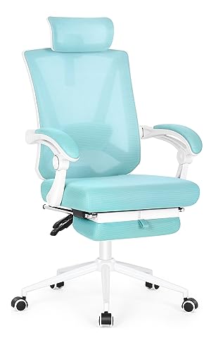 Ergonomic Office Chair with Footrest and Adjustable Lumbar Support V77411
