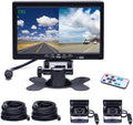 Vehicle Backup Camera 4 Split Monitor 18 IR Night Vision Waterproof L351