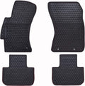 Black Custom Fit Rubber Car Floor Mats Q4590