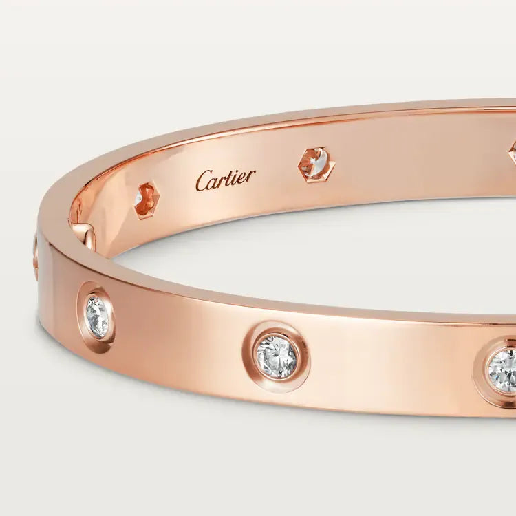 Bracelet with 10 Diamonds T998
