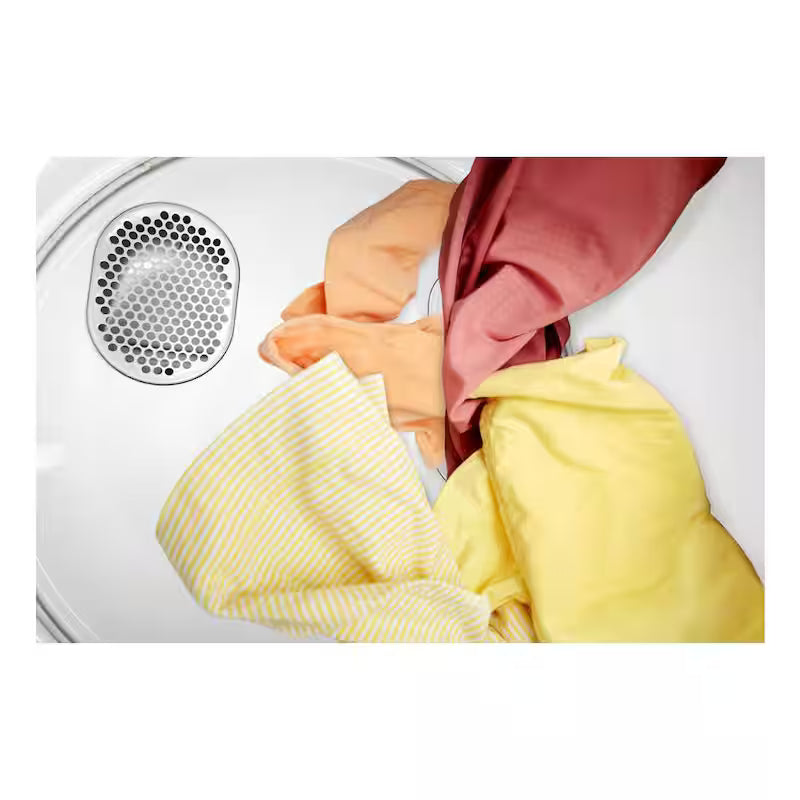 White Compact Electric Vented Dryer O830