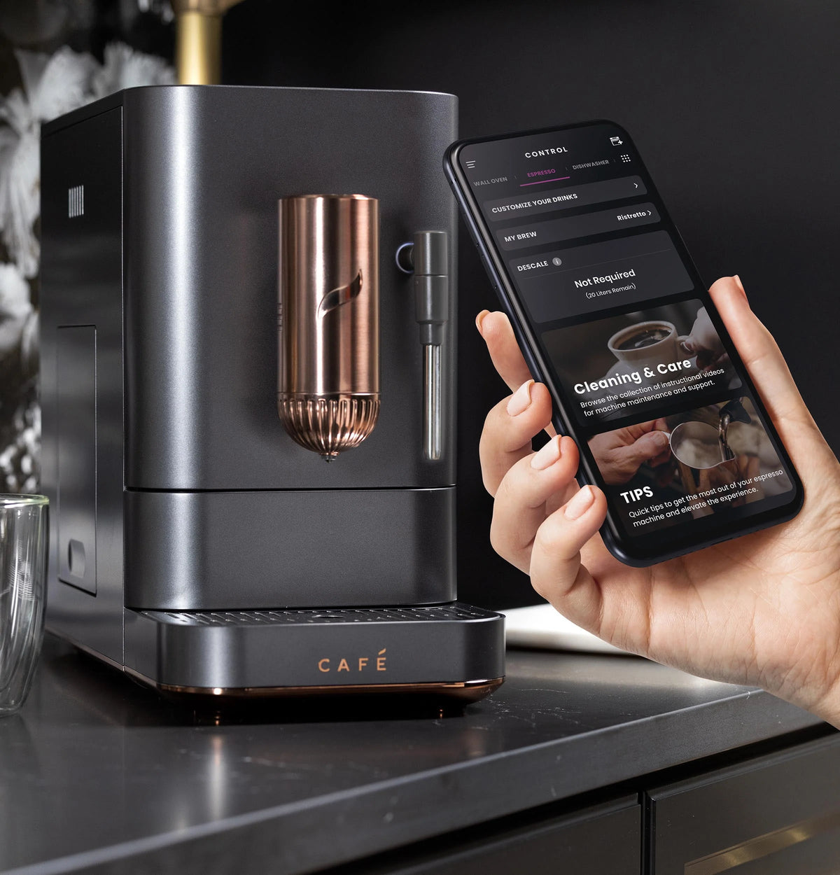 Automatic Espresso Machine with Milk Frother and Bean Grinder U534