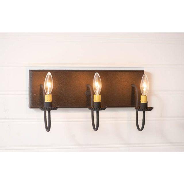 3 Light Vanity Light in Americana Black P28862