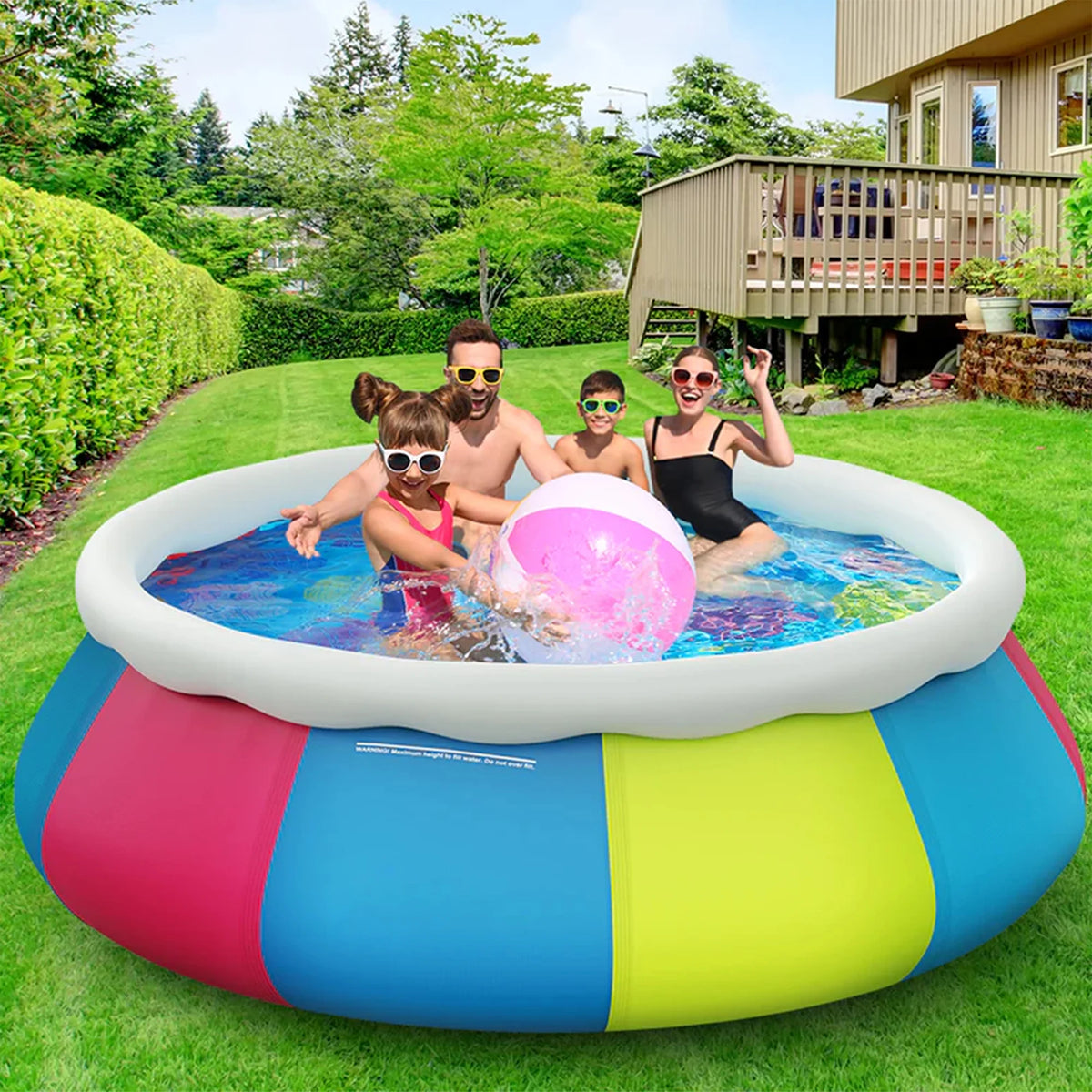 10ft x 30in Inflatable Swimming Pool B66076