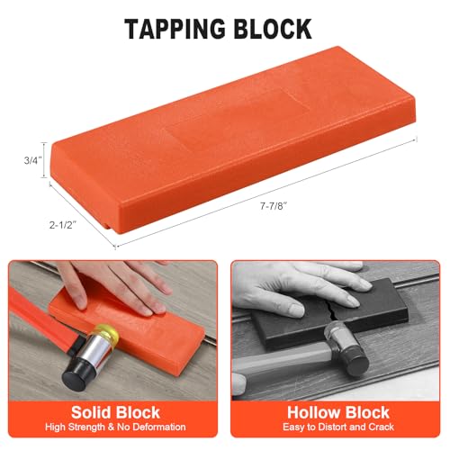 Laminate Wood Flooring Installation Hammer with Tapping Block and Knee Pad L9787