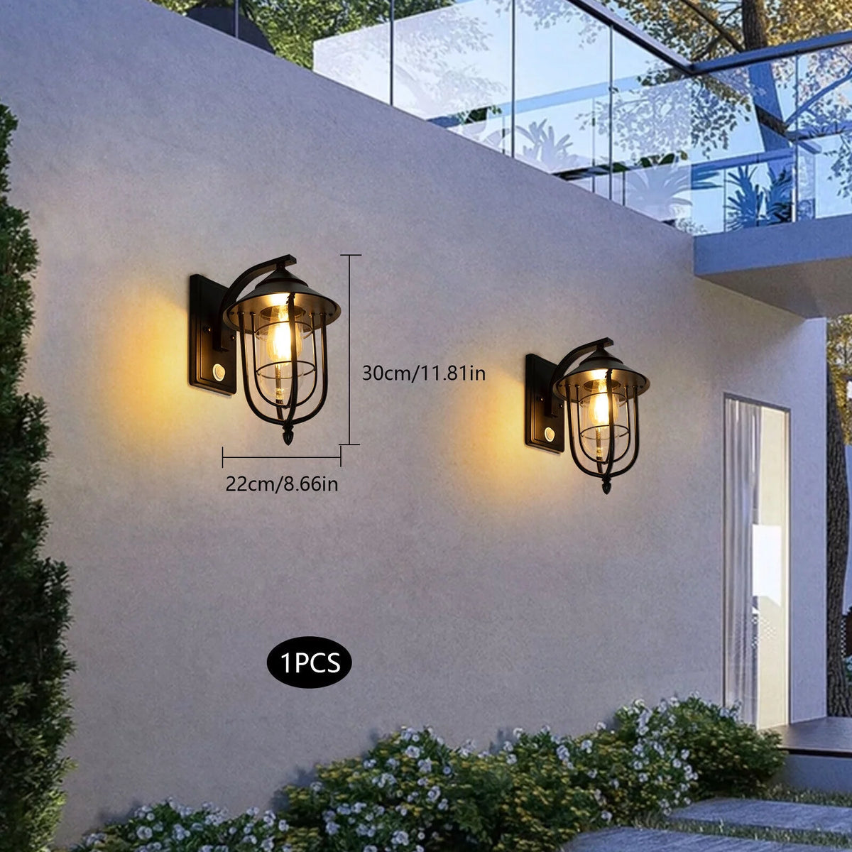Motion Sensor Outdoor Wall Light C867785