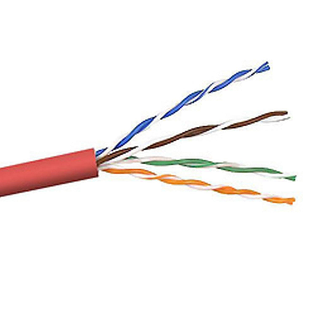Cat. 6 UTP Bulk Cable 1000ft Red I925