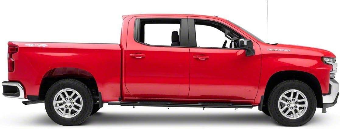 Black 5-Inch Oval Side Step Bars O48232