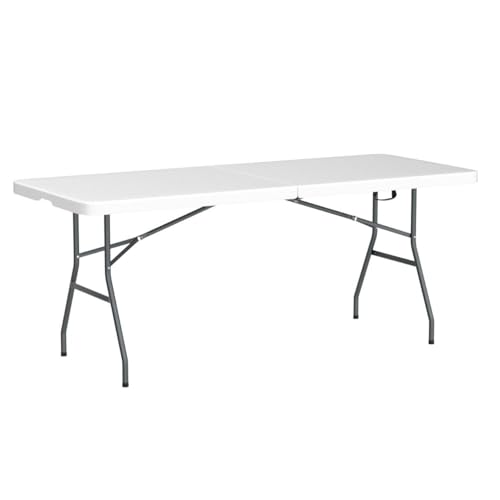 6ft White Folding Table N379