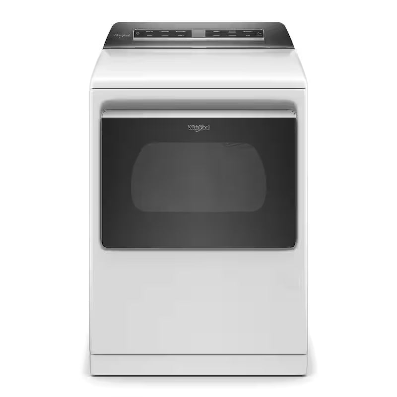 White 7.4 cu. ft. Smart Gas Vented Dryer with Steam F502247