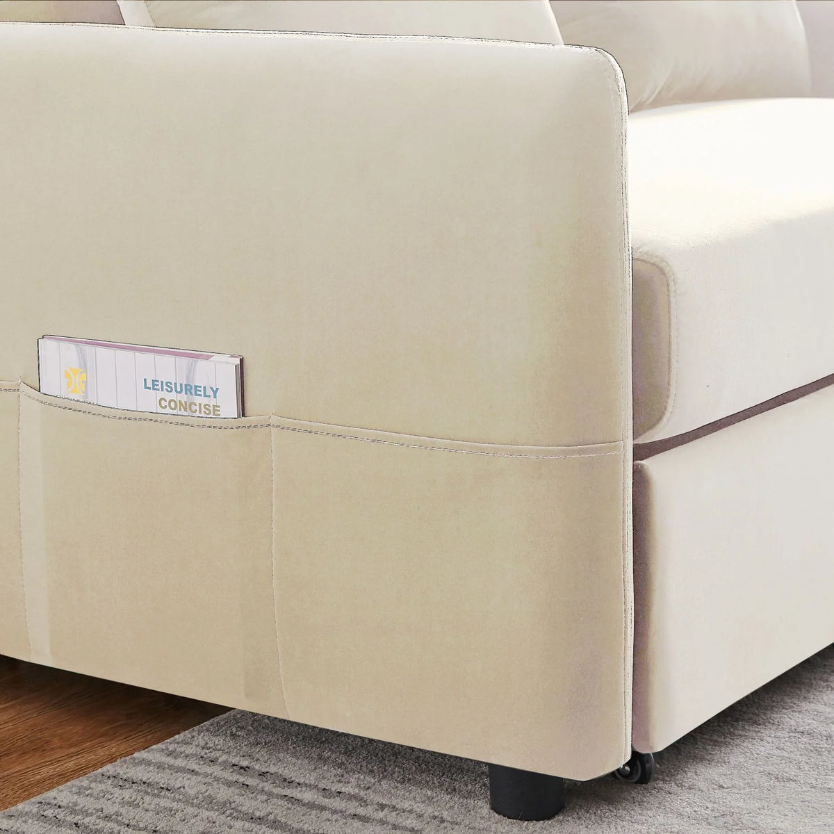 Loveseat Sofa with 2 Pillows V22836