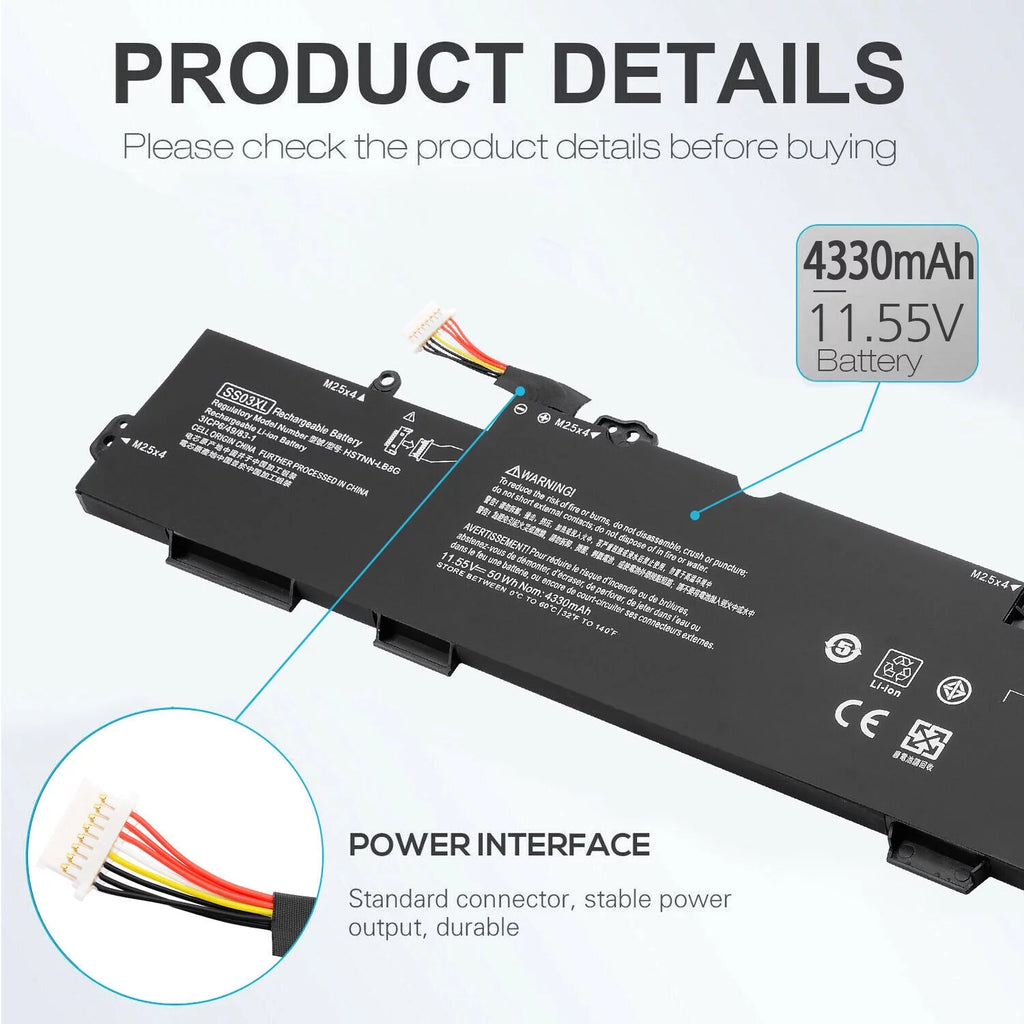 Battery for HP EliteBook ZBook 14u G5 G781881