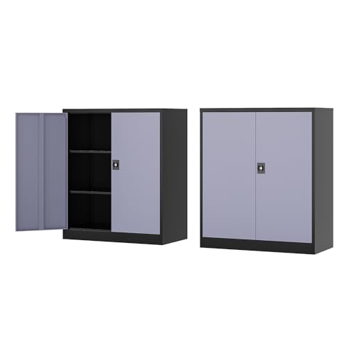 White Metal Rolling Storage Cabinet V63249