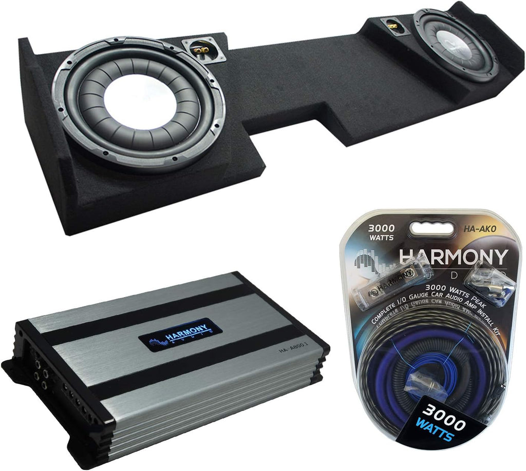 10 Subwoofer Bundle with Amp and Sub Box R2438