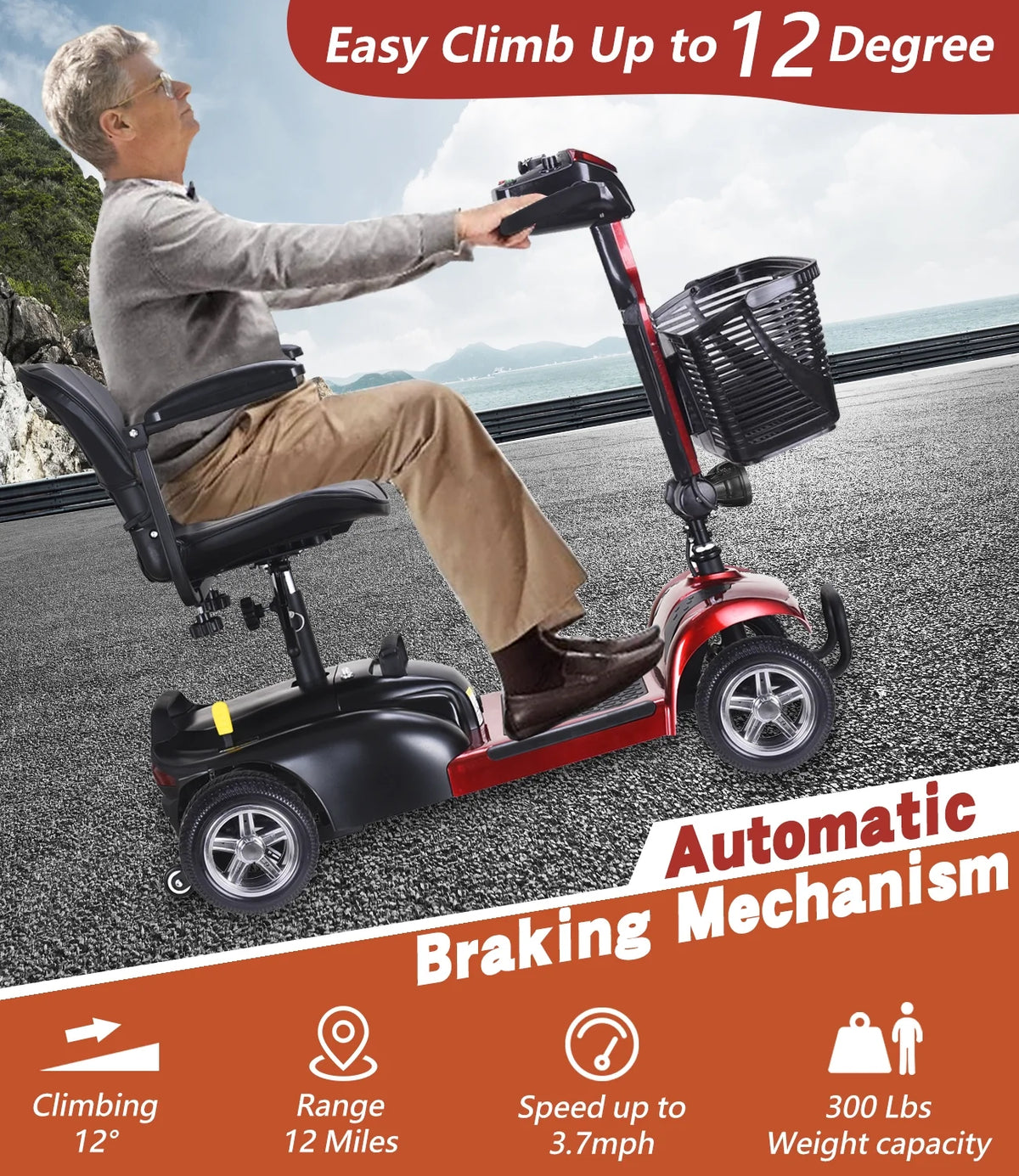 4 Wheel Mobility Scooter C602015