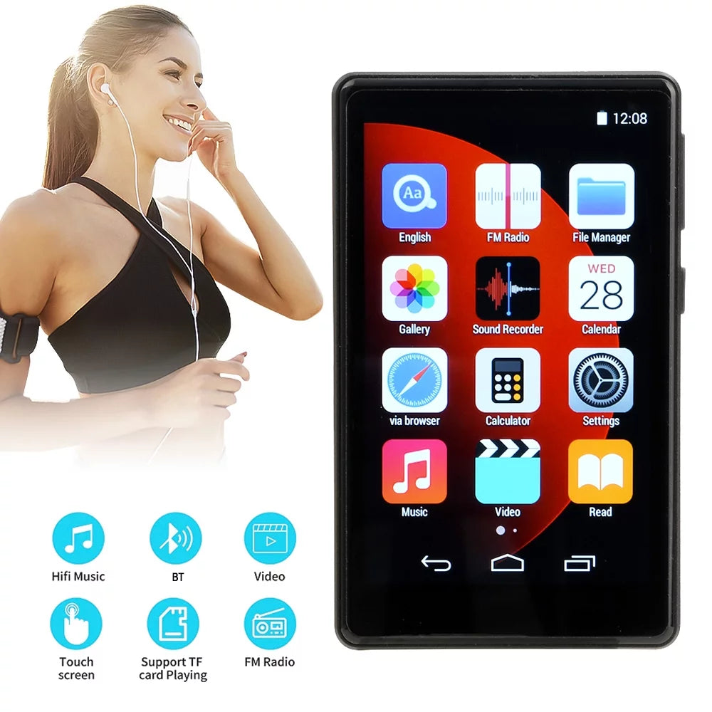 MP3 Player with Bluetooth and Wifi 4 inch Full Touch Screen C583