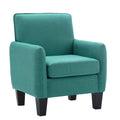 Green Linen Accent Armchair A88411