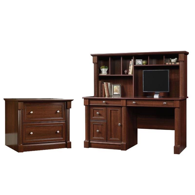 2 Piece Office Set with Computer Desk and File Cabinet I9443
