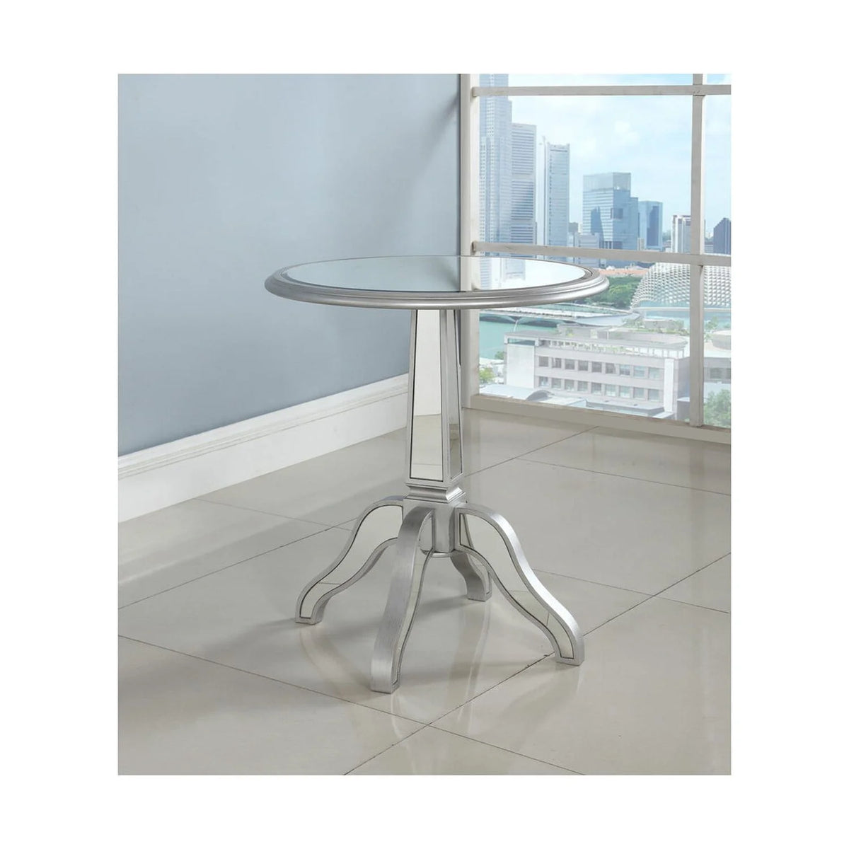 Solid Wood Round Side Table I125600