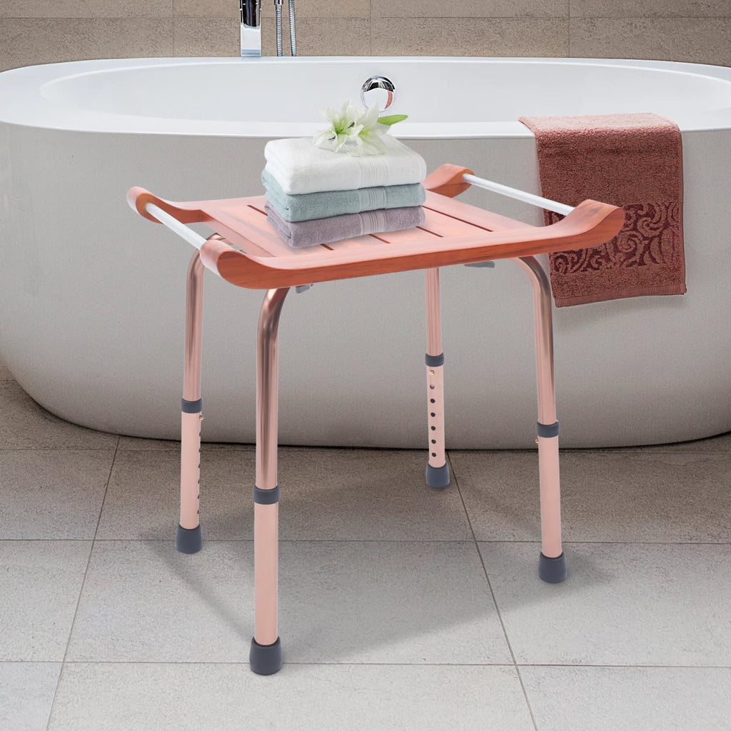 Folding Wooden Shower Bench Y60243