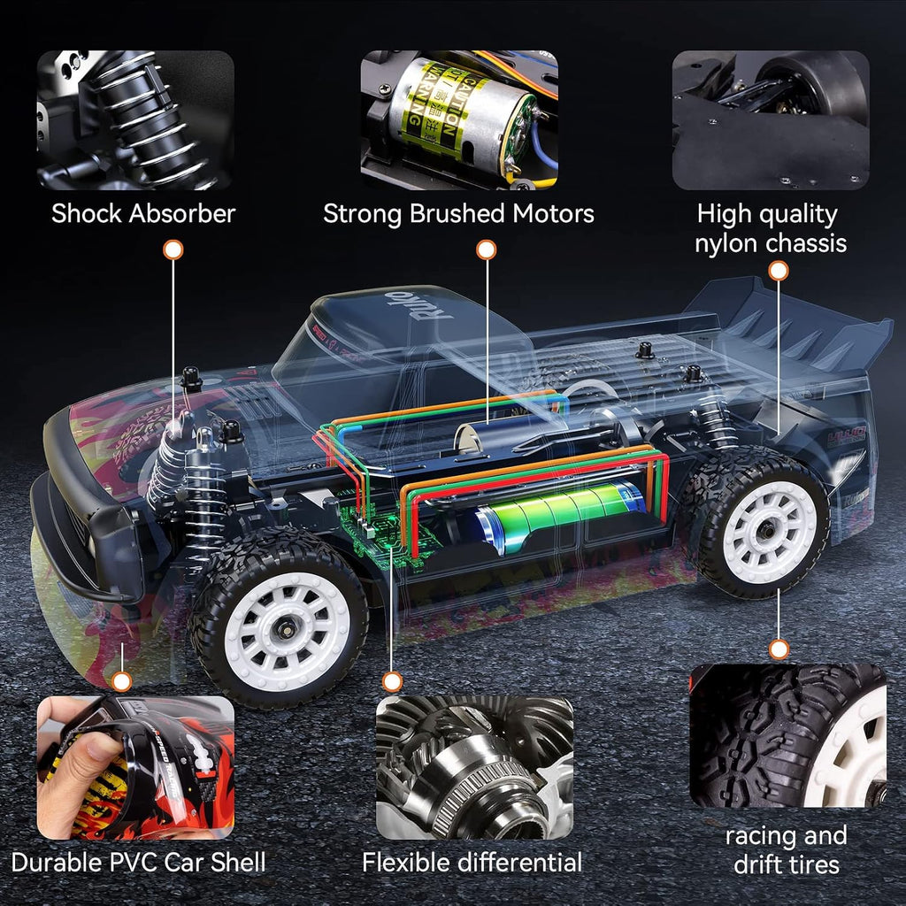 High Speed 4WD Remote Control Rally Car with 2 Batteries E334645
