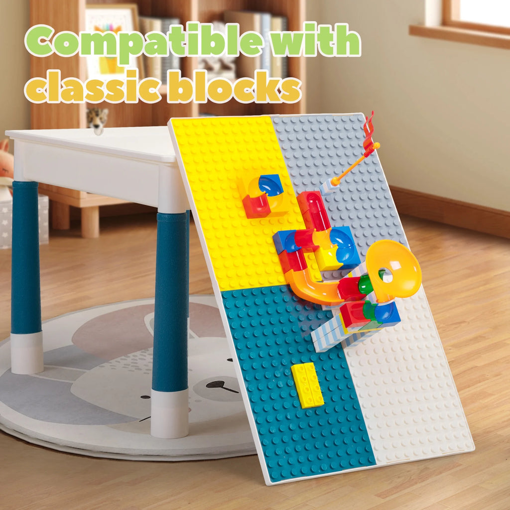 Toddler Table and Chairs Set with 2 Chairs U20851