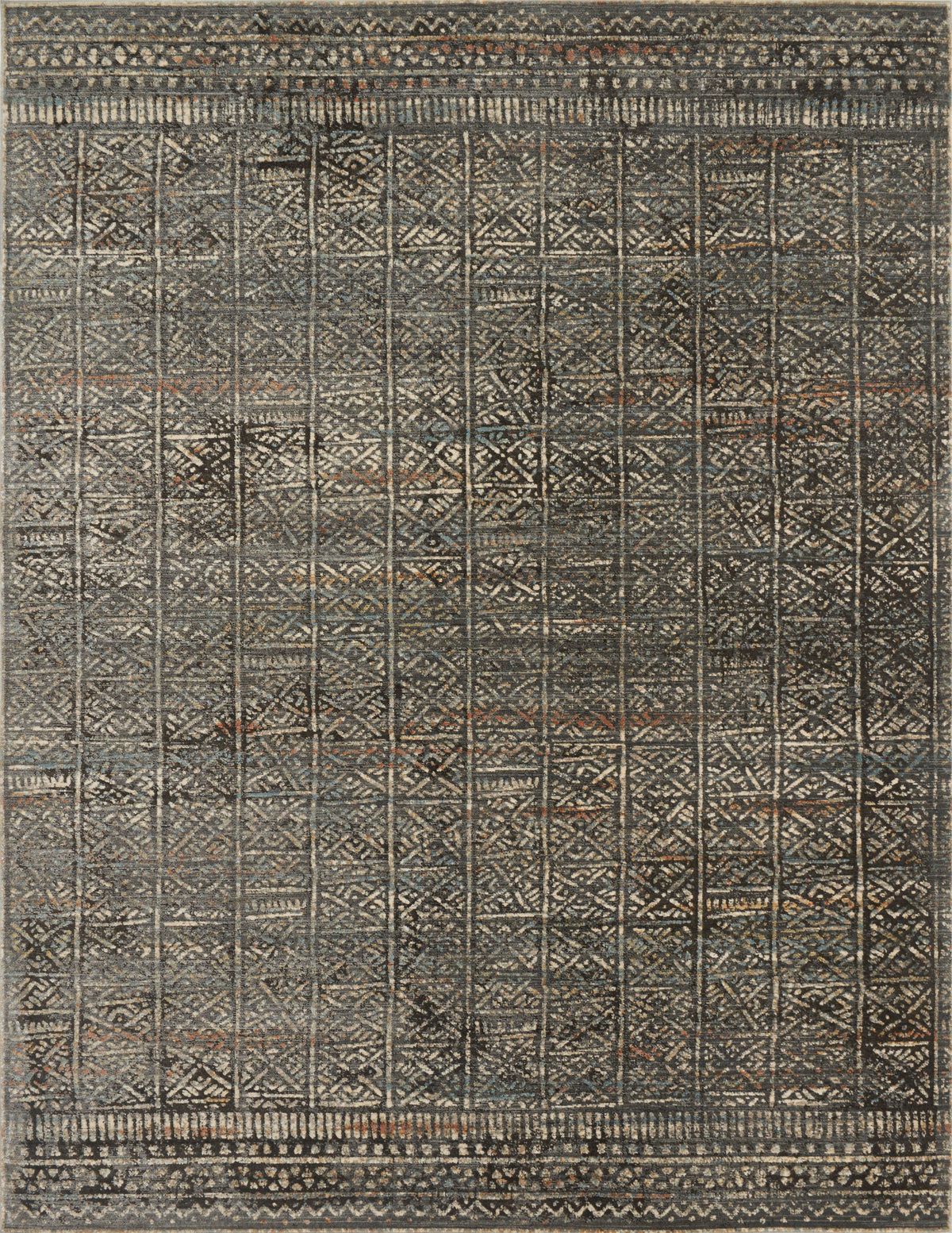 Charcoal Silver 9'6 x 12'6 Rug X546067