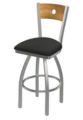 25-inch Swivel Counter Stool with Stainless Finish S620864