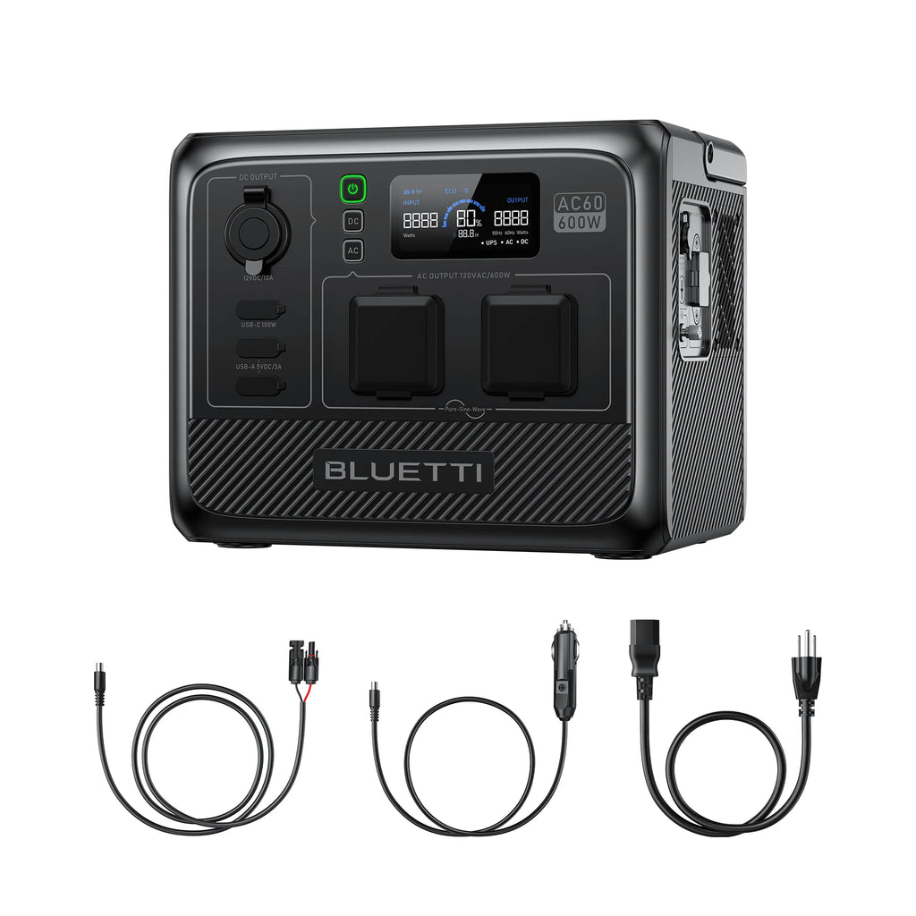 600W 403Wh LiFePO4 Portable Power Station J769296
