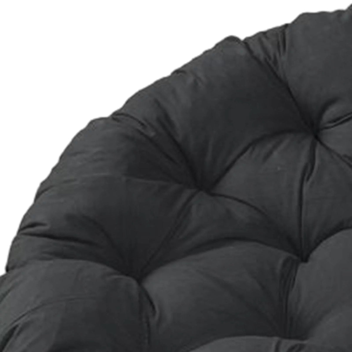 24"x24" Round Hanging Chair Cushion Black B1733