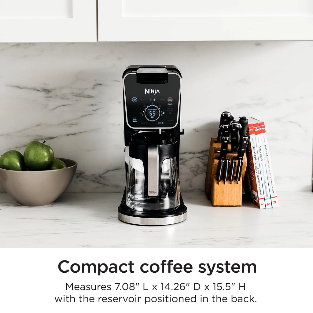 Single-Serve 12-Cup Glass Carafe Coffee Maker K329