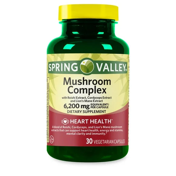 Mushroom Complex Dietary Supplement 30 Vegetarian Capsules R408413