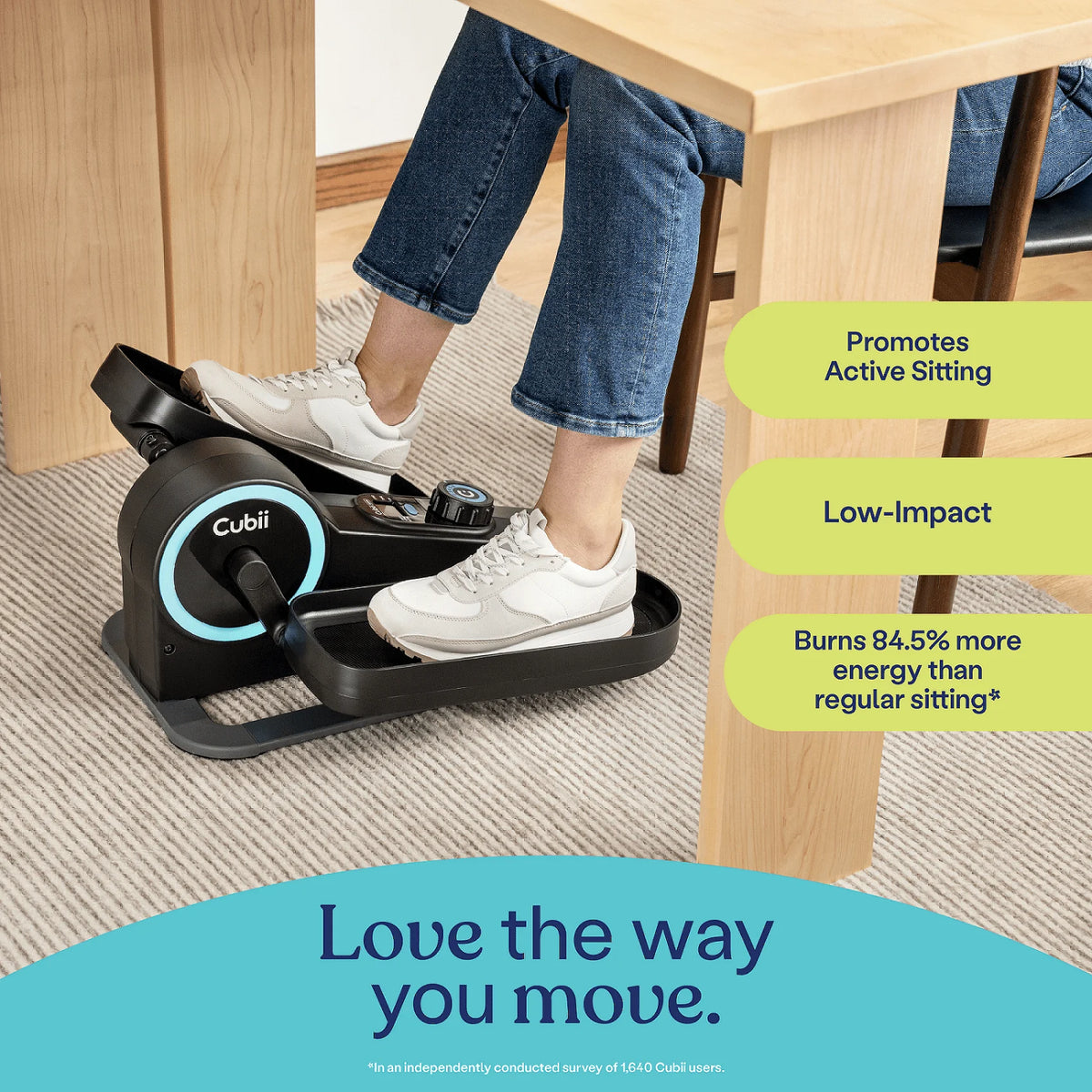 Under Desk Elliptical Bike Pedal Exerciser K634882