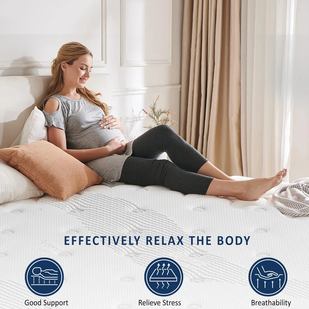 12 Inch Twin Gel Memory Foam Mattress F147232