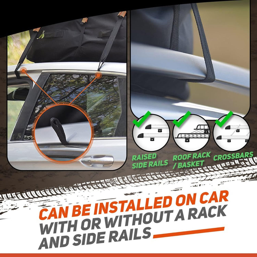 19 Cubic Feet Waterproof Car Roof Bag & Rooftop Cargo Carrier K303928