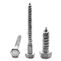 5/8x22-5 x 3x22 Hex Lag Screw Low Carbon Steel Hot Dip Galvanized Pk 50 T884799