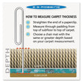 45 x 53 Carpeted Floors Mat with Lip 25 x 12 Beveled Edge D5349