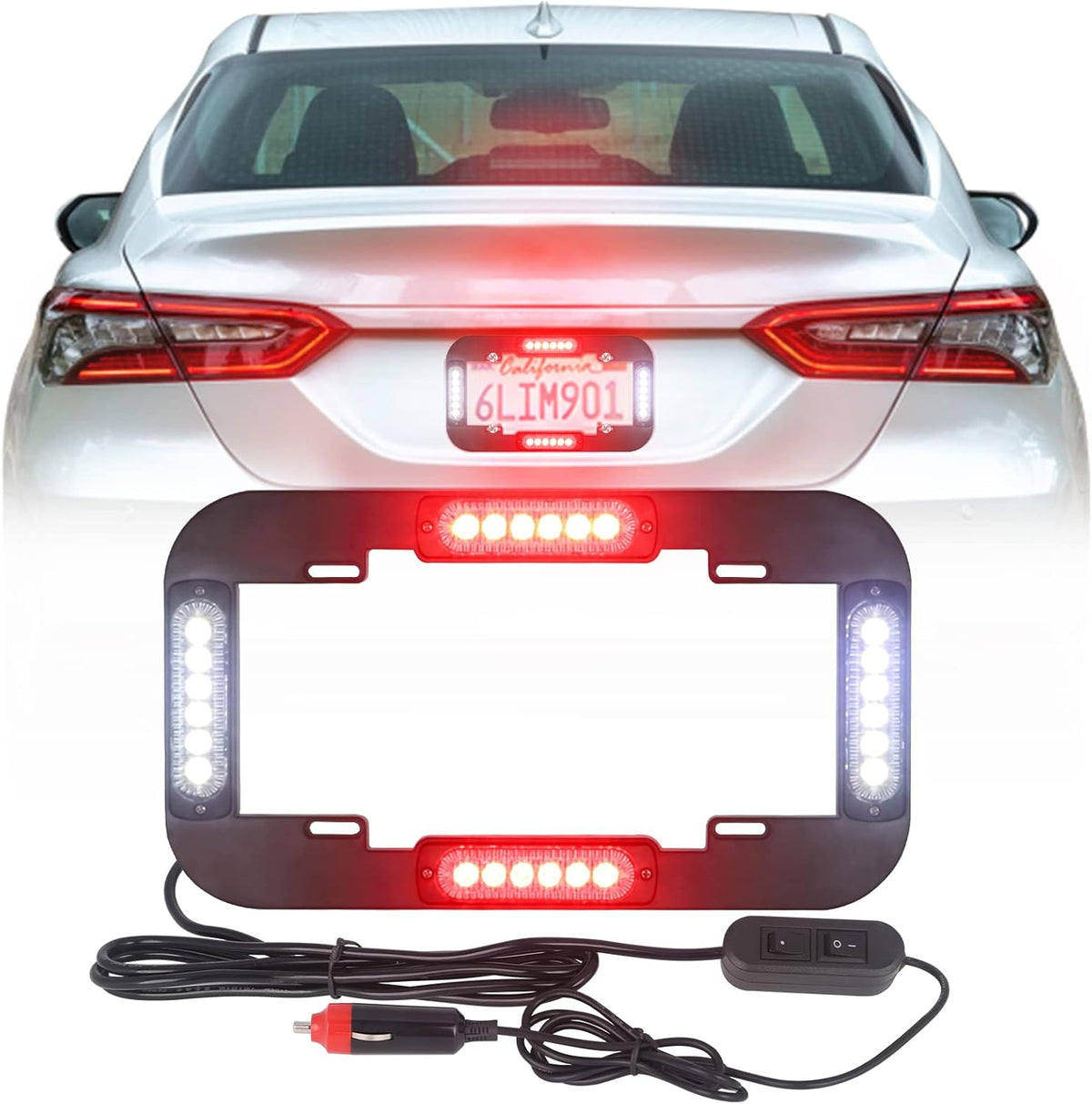 Emergency Strobe Lights 13.5 inch 24 LED Pack of 2 U6855