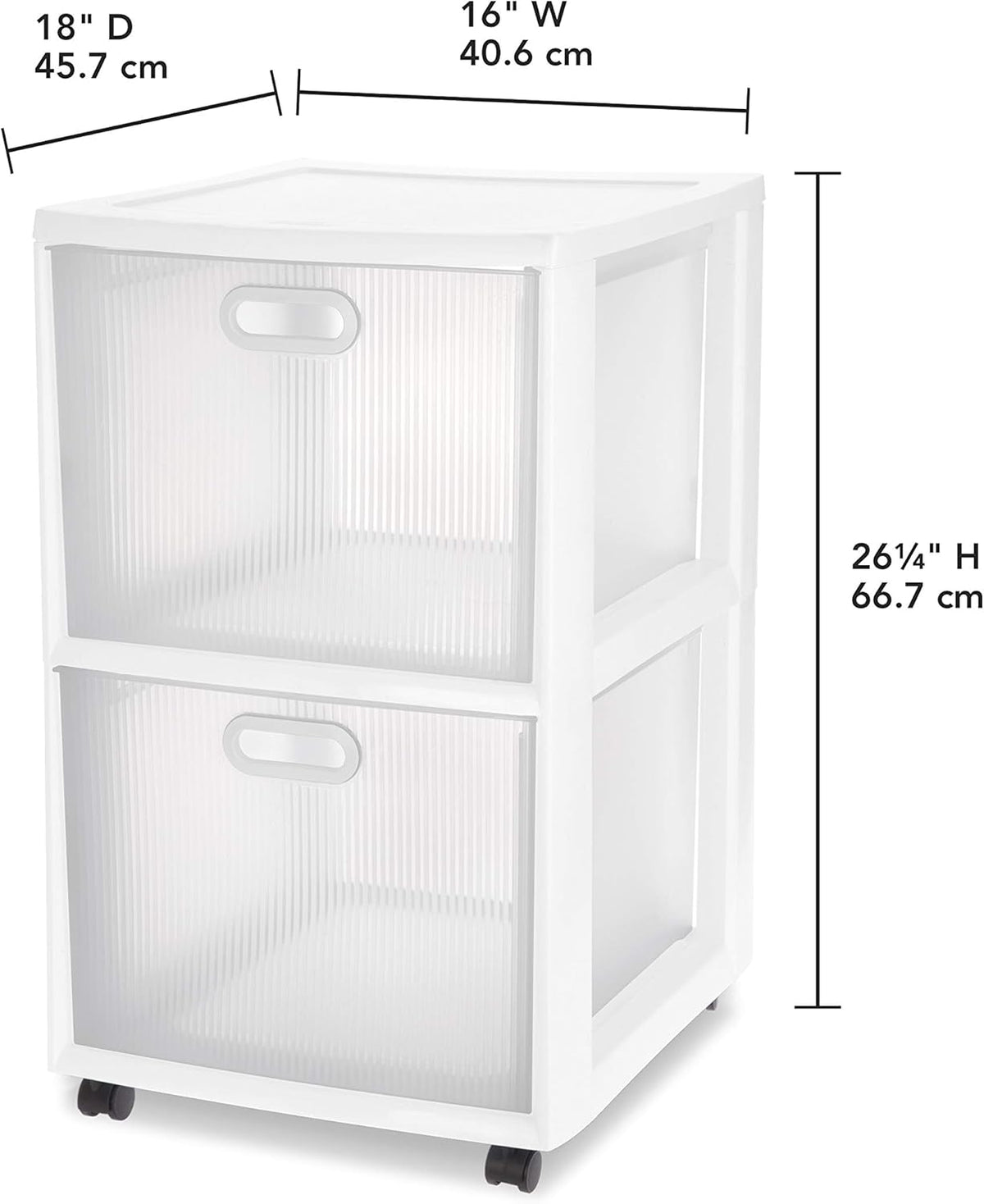 2 Drawer Cart 2-Pack R915