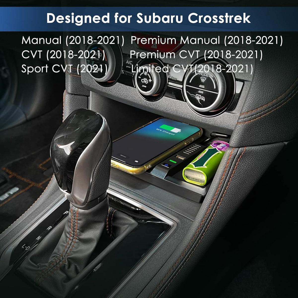Wireless Charging Pad Center Console Organizer E477923